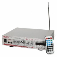 AV-805 ev üçün səsgücləndirici FM / USB / SD Slot / Mikrofonlu / Uzaqdan idarəetmə-pult 
