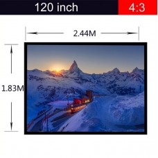 120 düymlük proyektor ekranı