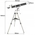 Gskyer EQ 80900 Teleskop, German technology telescope,