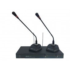 Simsiz konfrans mikrofon sistemi Meyas K8002B 2x100